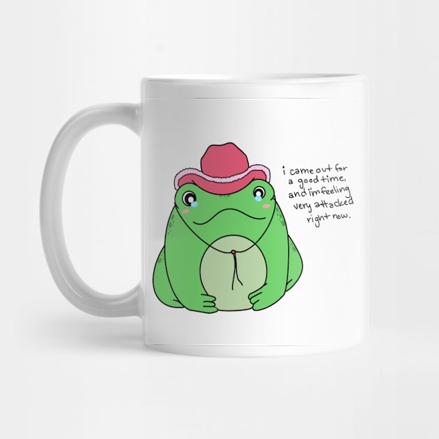 frog cowboy but sad by chloe bug